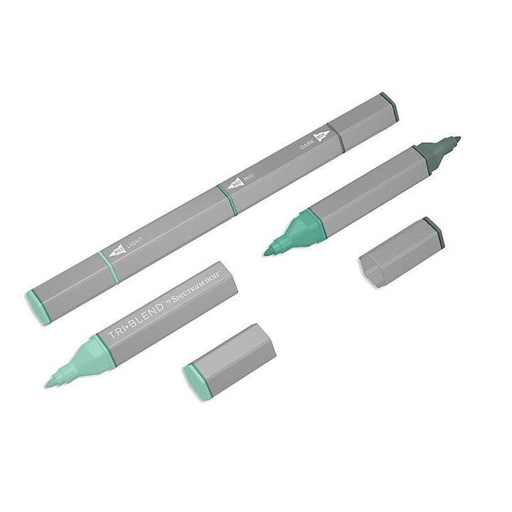 Spectrum Noir Triblend Alcohol Brush Marker - Jade Green Blend