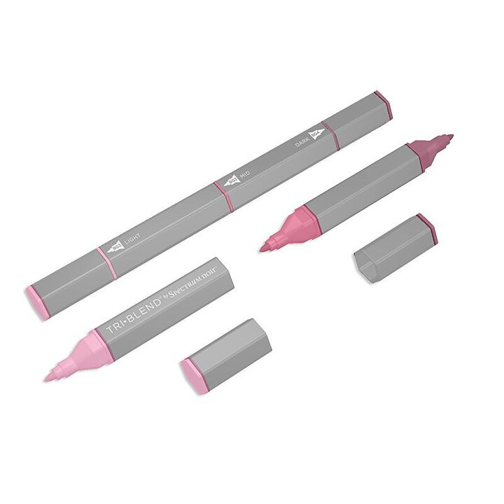 Spectrum Noir Triblend Alcohol Brush Marker - Magenta Blend