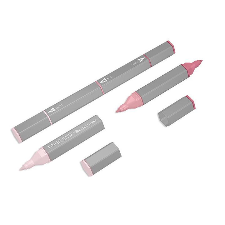 Spectrum Noir Triblend Alcohol Brush Marker - Pale Pink Blend
