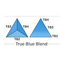 Spectrum Noir Triblend Alcohol Brush Marker - True Blue Blend