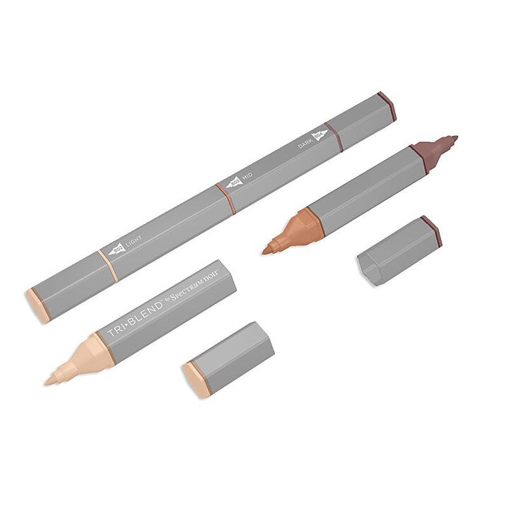 Spectrum Noir Triblend Alcohol Brush Marker - Tan Blend