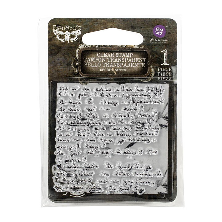 Prima Marketing Clear Stamps - Finnabair Secret Notes