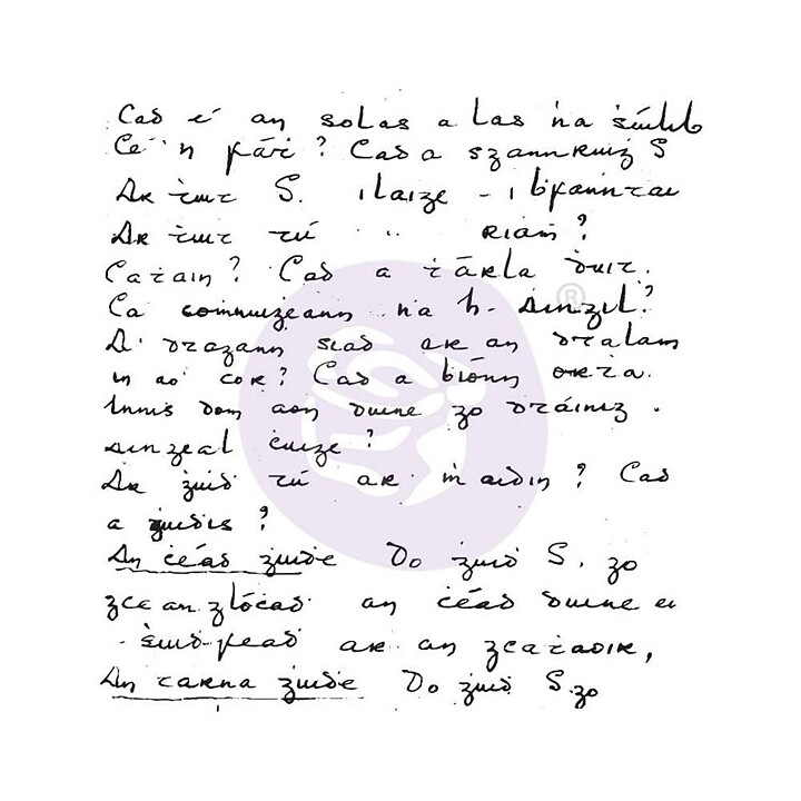 Prima Marketing Clear Stamps - Finnabair Secret Notes