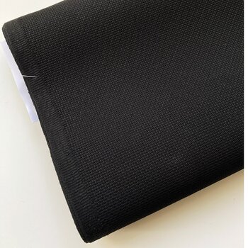  Aida embroidery fabric Black, 5,4 squares/cm, 14 count 