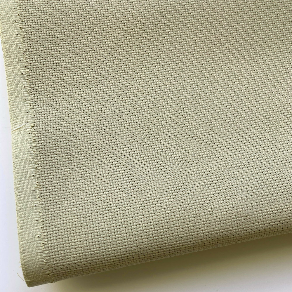 Aida embroidery fabric Khaki Beige 6,4 squares/cm, 16 count  - 2