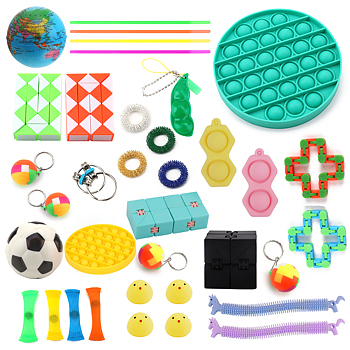 Fidget Toys - Leksakspaket för Vuxna och Barn - 36 delar Grön Pop Cirkel