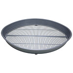 Bärrensare oval grå