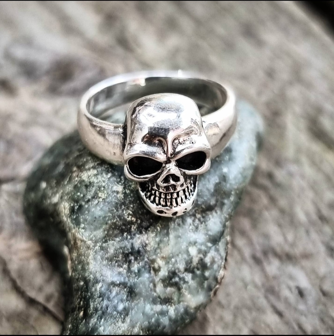 925 skull ring online