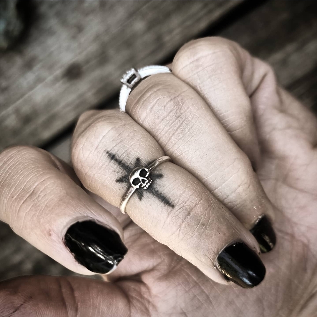 Ring 925 Silver - Tiny Skull - 2