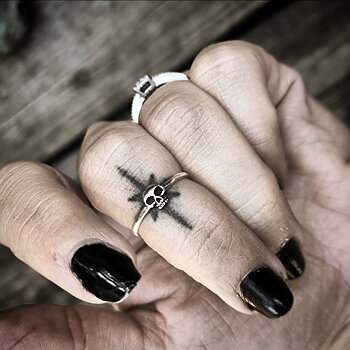 Ring 925 Silver - Tiny Skull