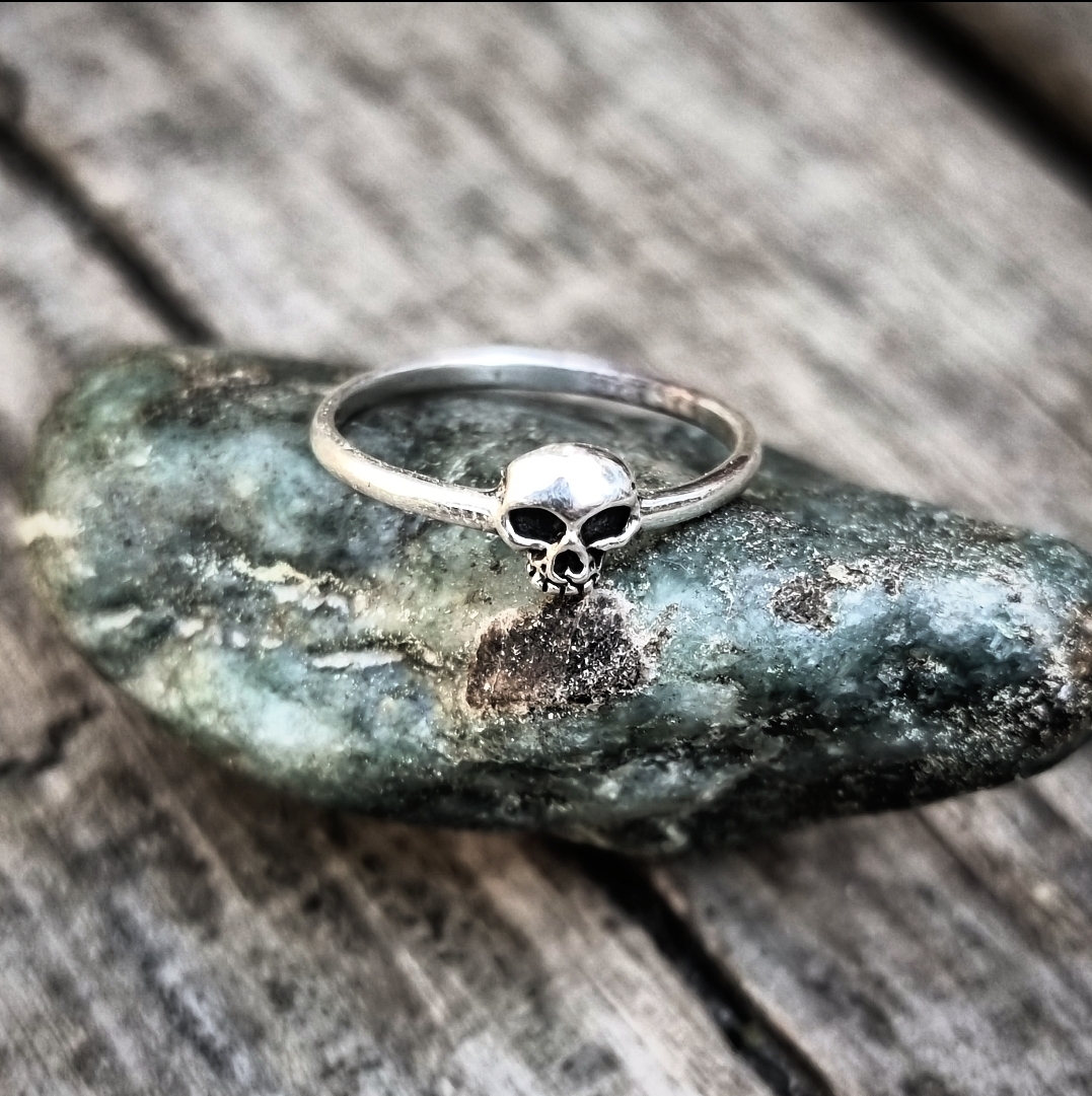 Ring 925 Silver - Tiny Skull