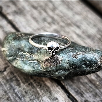 Ring 925 Silver - Tiny Skull