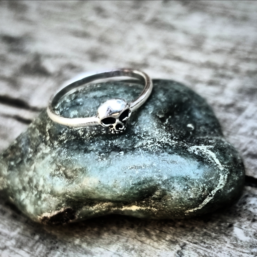 Ring 925 Silver - Tiny Skull - 3