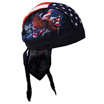 Flagg og ørn hodeplagg bandana cap.