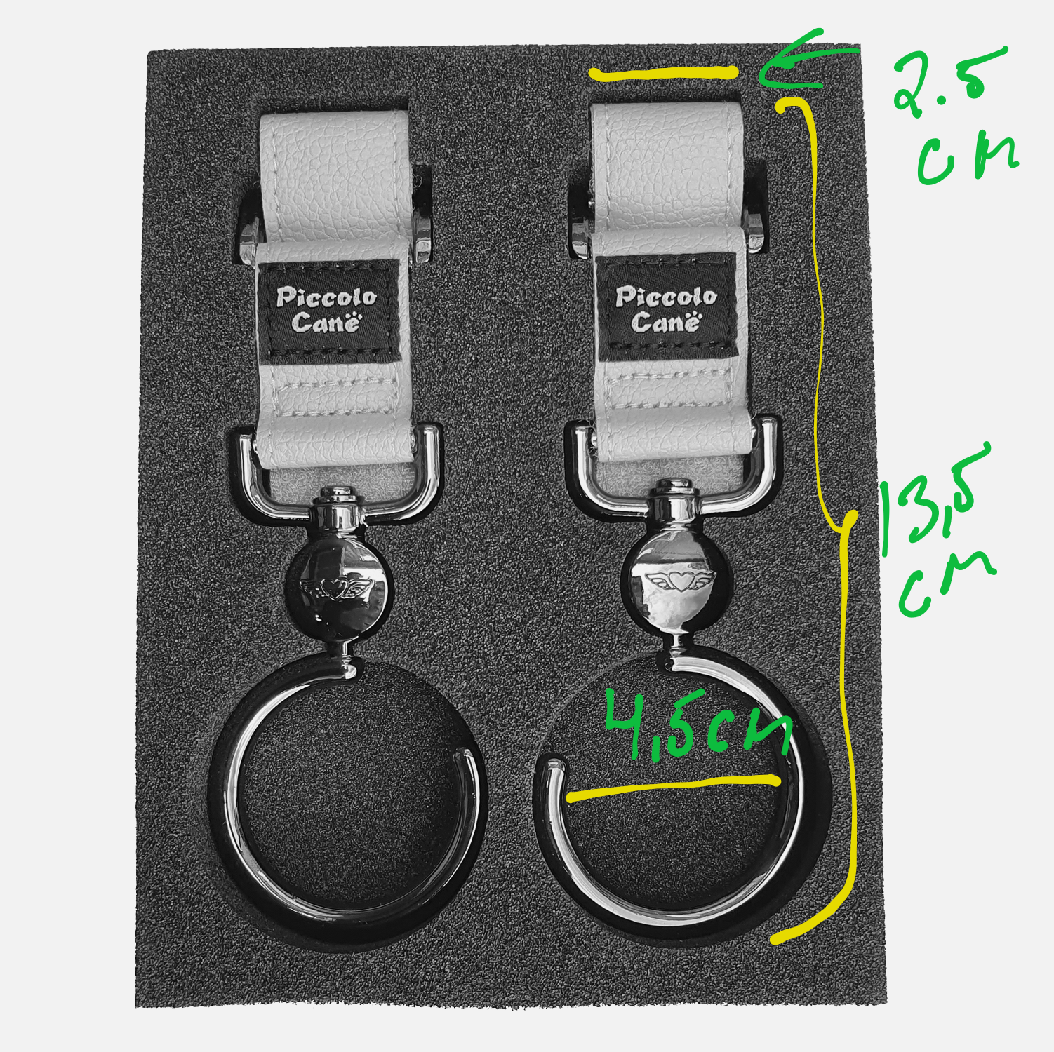 Stroller Hooks - Mocha - 2