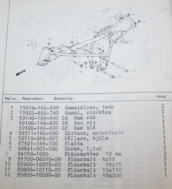 Gummigastank Honda MB50/80 17618-166-000 - 3