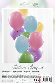 Ballongbukett Pastell - Ballongkungen