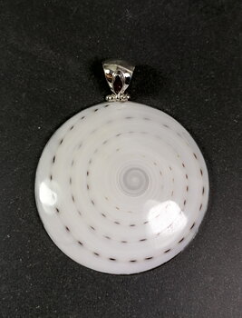 Snäckhänge med silver detaljer - Shivas Eye