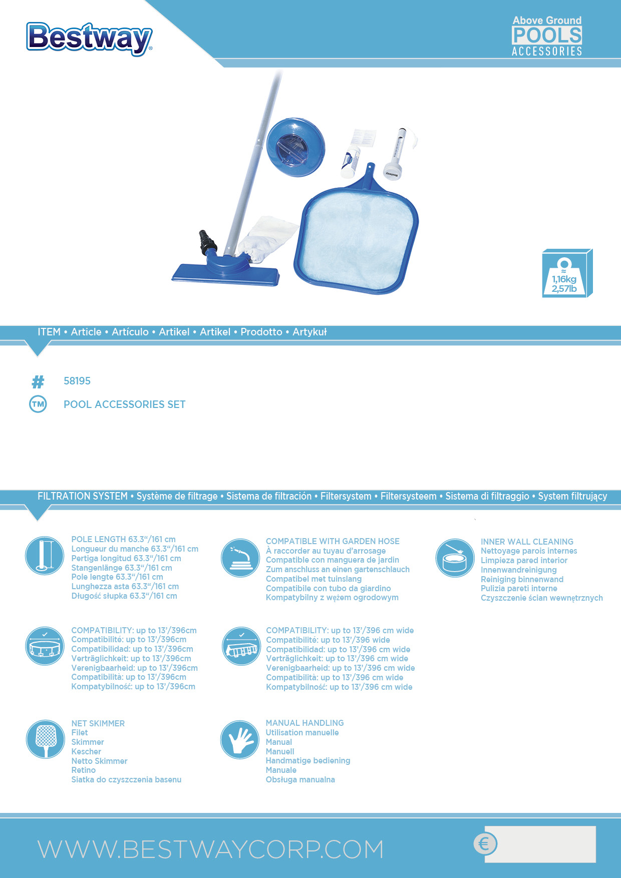 Bestway Pooltillbehörsset Flowclear - 6