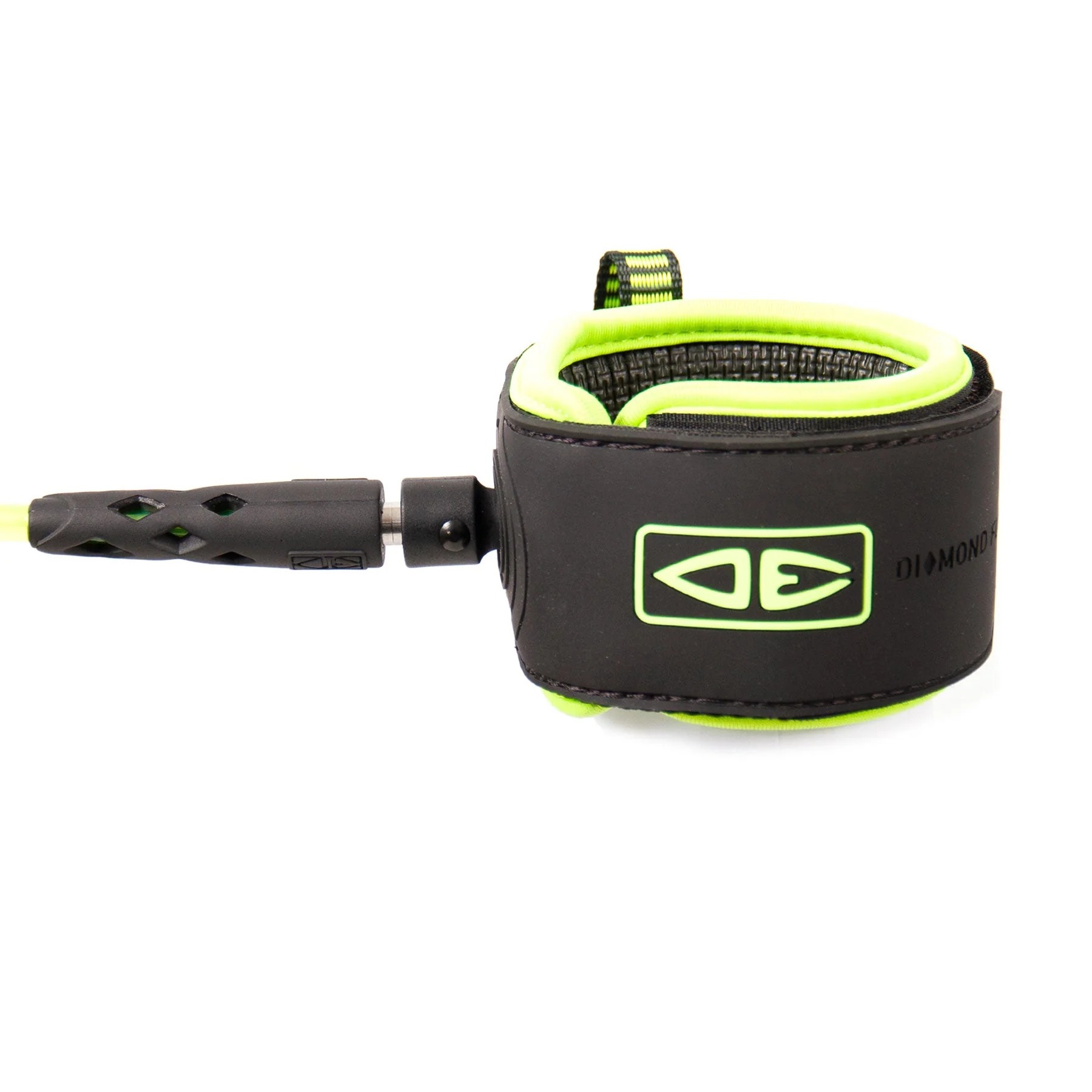 Ocean & Earth Regular SUP/ Longboard Coil Moulded Leash 10" Lime - 2