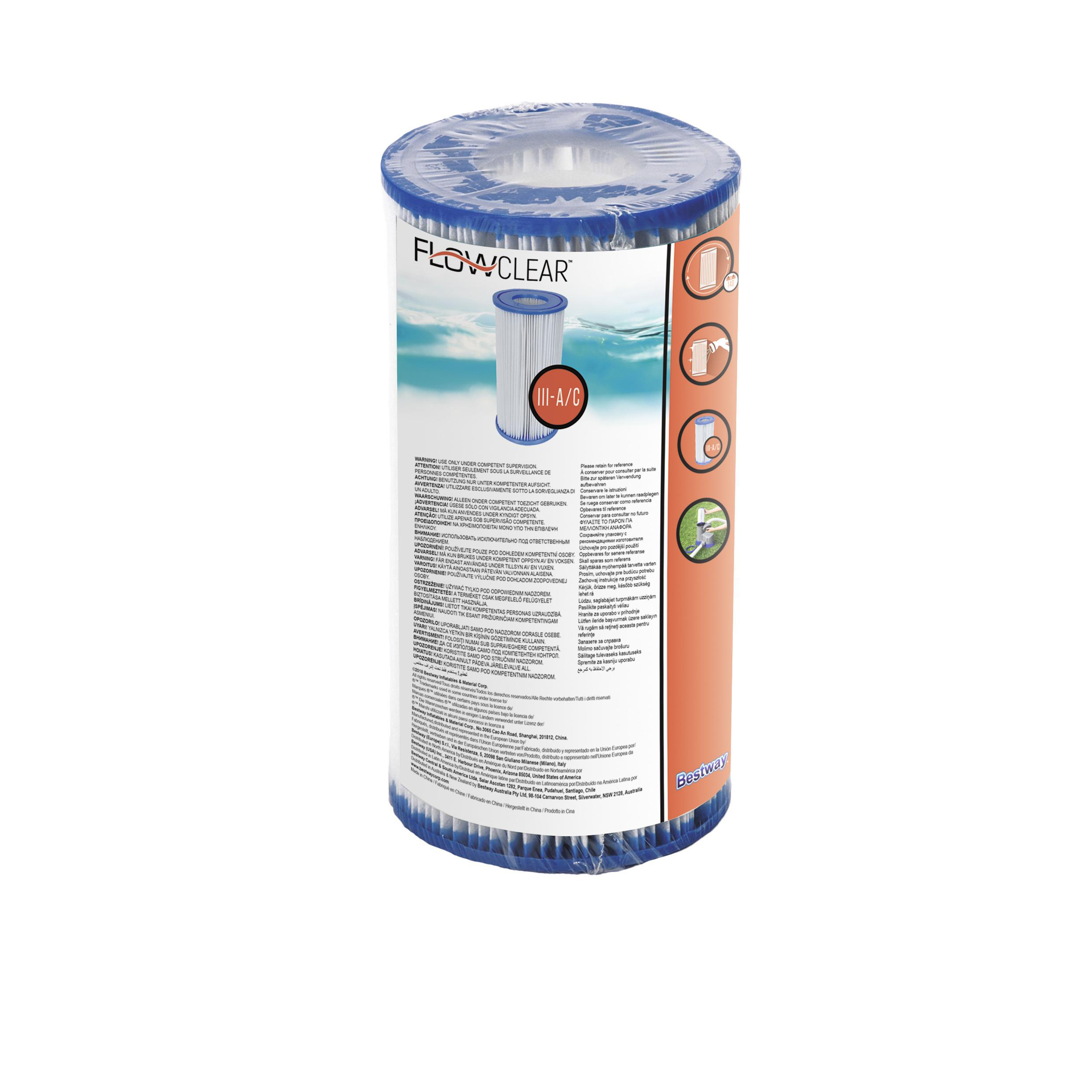 Cartridge filter III, 10,6 x 20,3 cm - 3