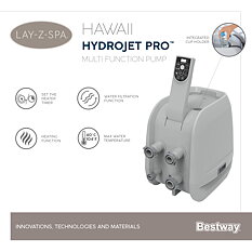 Lay-Z-Spa Hawaii Hydrojet Pro