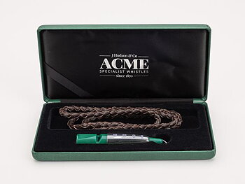 ACME whistle 211 1/2 sterling silver hard gold plated