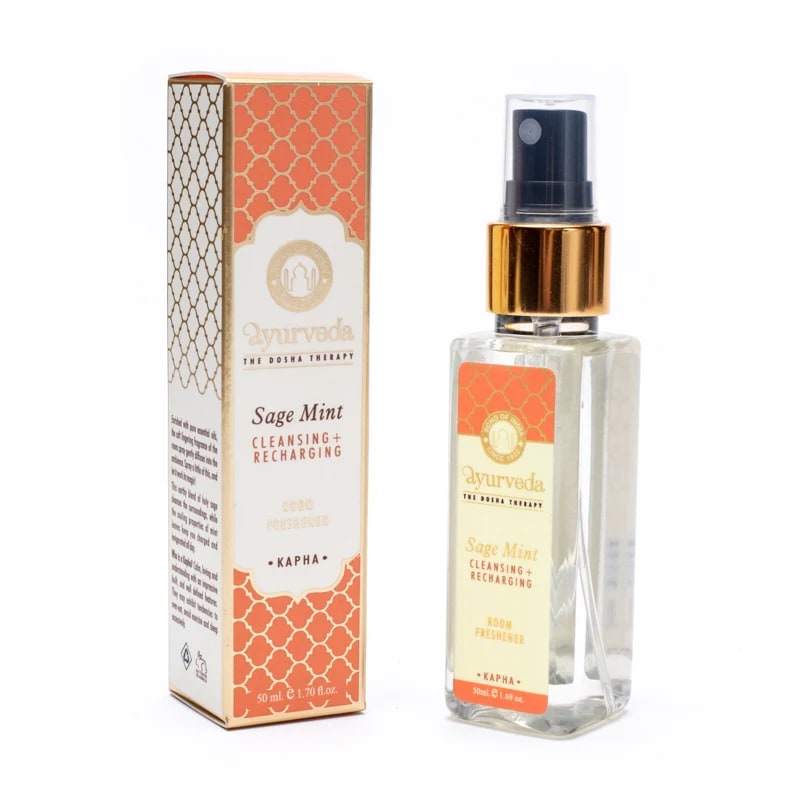 ayurevedisk rumsspray kapha salvia mynt