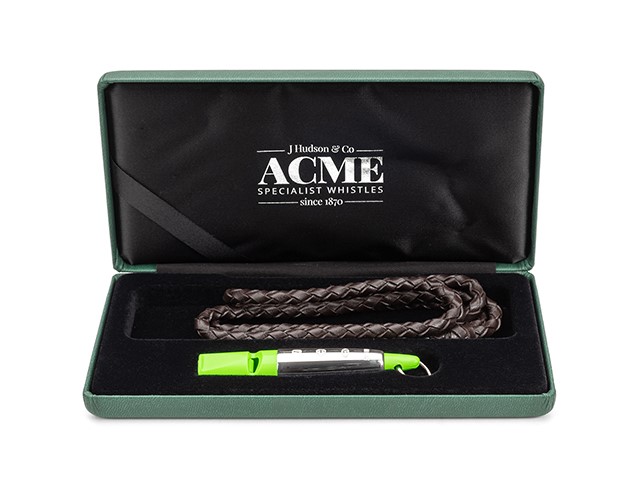 ACME whistle 210 1/2 sterling silver hard gold plated