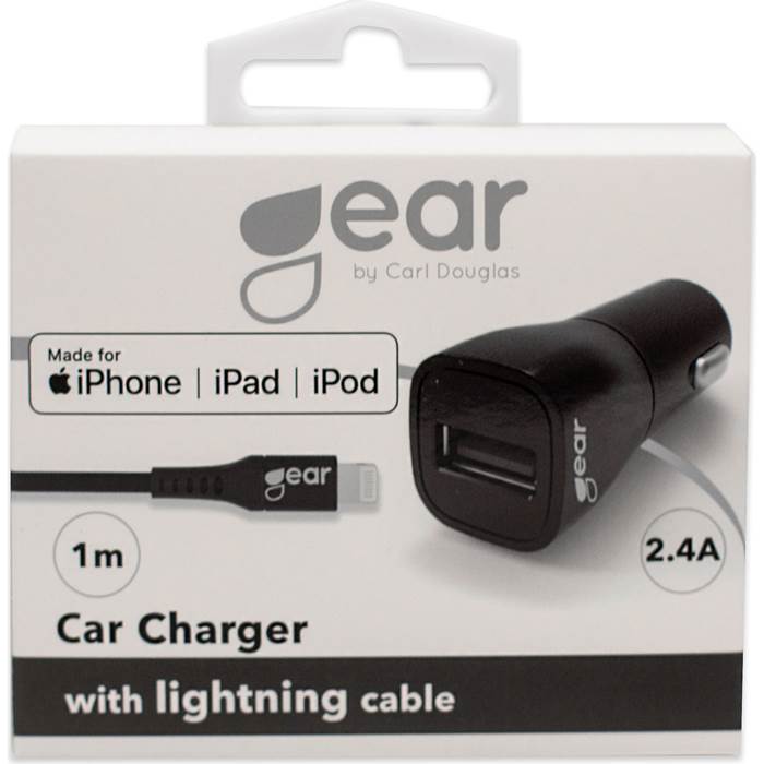 Laddare GEAR 12-24V 1xUSB 2,4A - 2