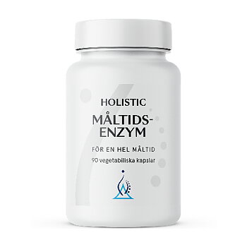 Måltidsenzym från Holistic innehåller 90 kapslar med matsmältningsenzymer