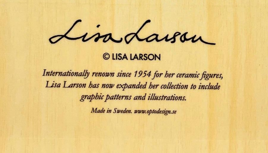 Lisa Larson Skärbräda - Lion & Bird Grey - 2