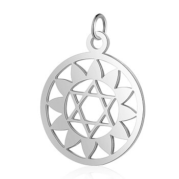 Chakraberlock Anahata i rostfritt stål 23 mm