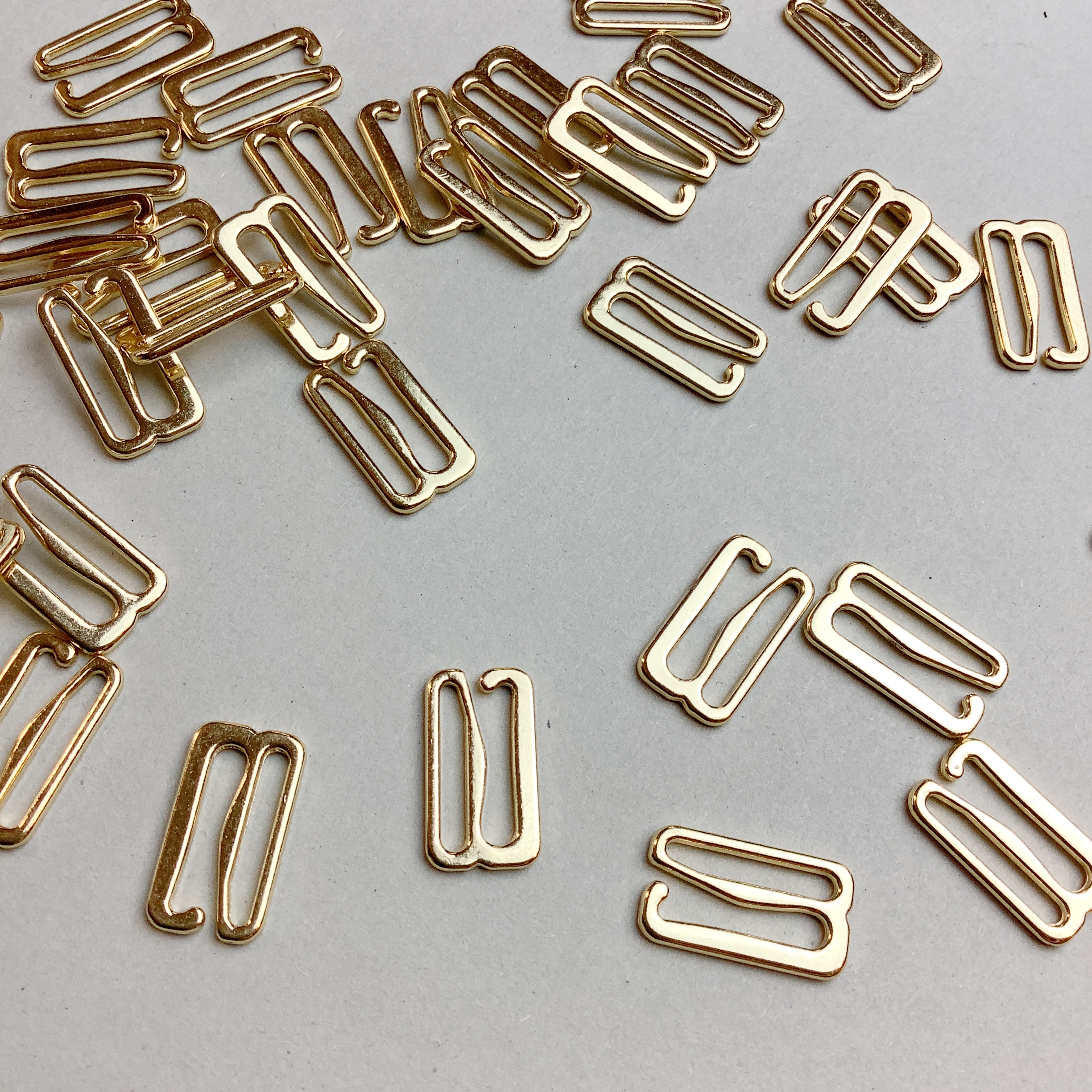 Hook 15mm - gold & silver