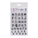 Ciao Bella Stamping Art Clear Stamps - Alphas Reporter Lowercase