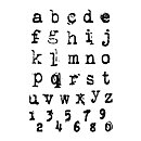 Ciao Bella Stamping Art Clear Stamps - Alphas Reporter Lowercase