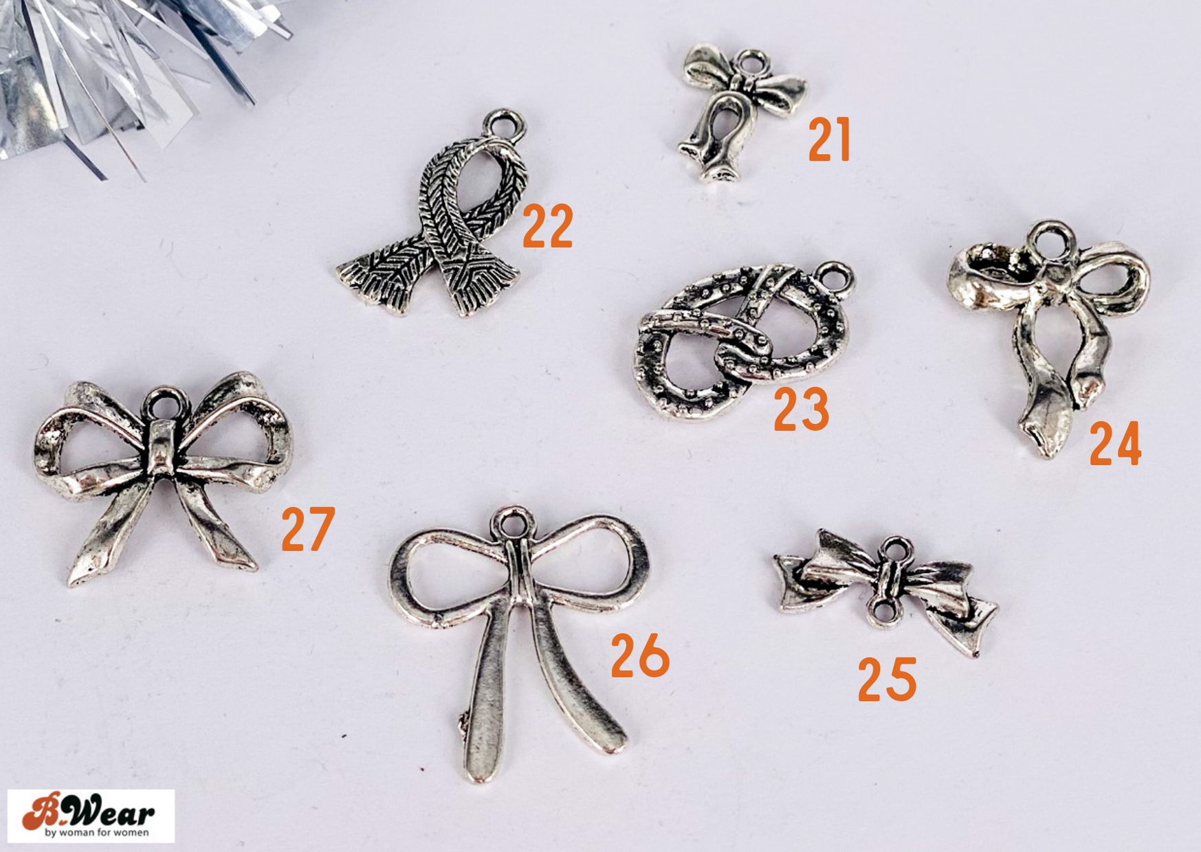 Blandade dekorationer silver - 2