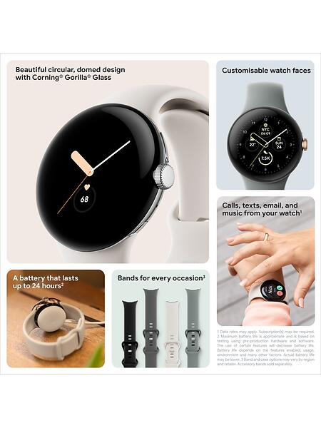 Google Pixel Watch - Svart - Original - 2