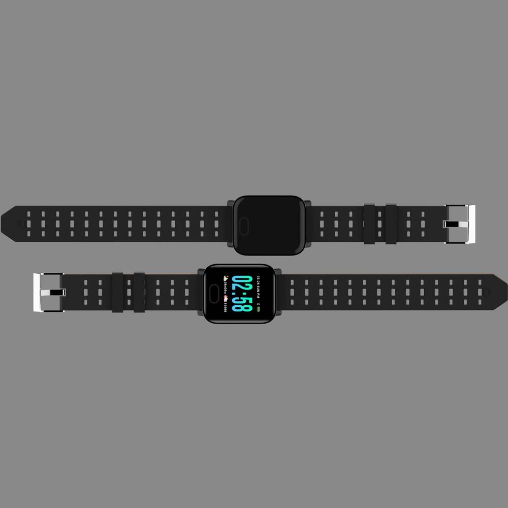 A6 Smartwatch för Träning & Hälsa - Svart - 2