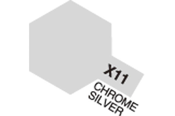 TAMIYA Acrylic Mini X-11 Chrome Silver