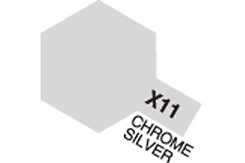 TAMIYA Acrylic Mini X-11 Chrome Silver
