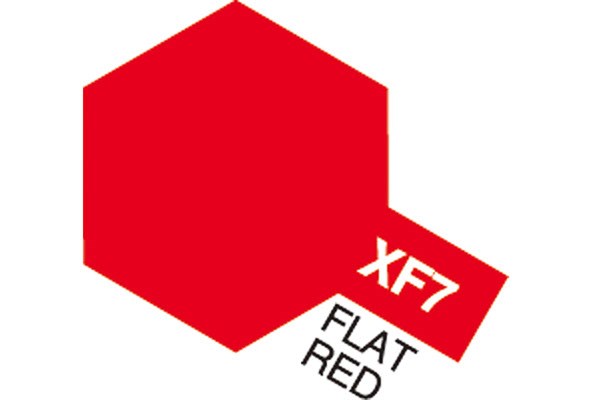 TAMIYA Acrylic Mini XF-7 Flat Red