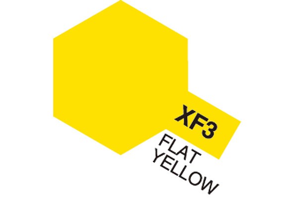 TAMIYA Acrylic Mini XF-3 Flat Yellow