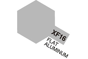 TAMIYA Acrylic Mini XF-16 Flat Aluminium