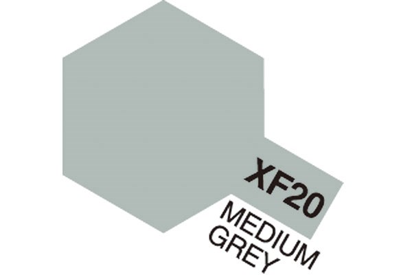 TAMIYA Acrylic Mini XF-20 Medium Grey