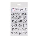 Ciao Bella Stamping Art Clear Stamps - Alphas Moonlight Uppercase