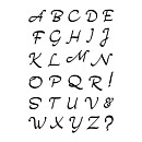 Ciao Bella Stamping Art Clear Stamps - Alphas Moonlight Uppercase