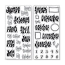 Ranger Dyan Reaveley's Dylusions Creative Dyary Clear Stamp Set 1