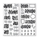 Ranger Dyan Reaveley's Dylusions Creative Dyary Clear Stamp Set 1