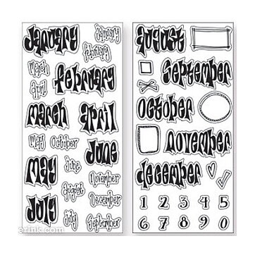 Ranger Dyan Reaveley's Dylusions Creative Dyary Clear Stamp Set 1